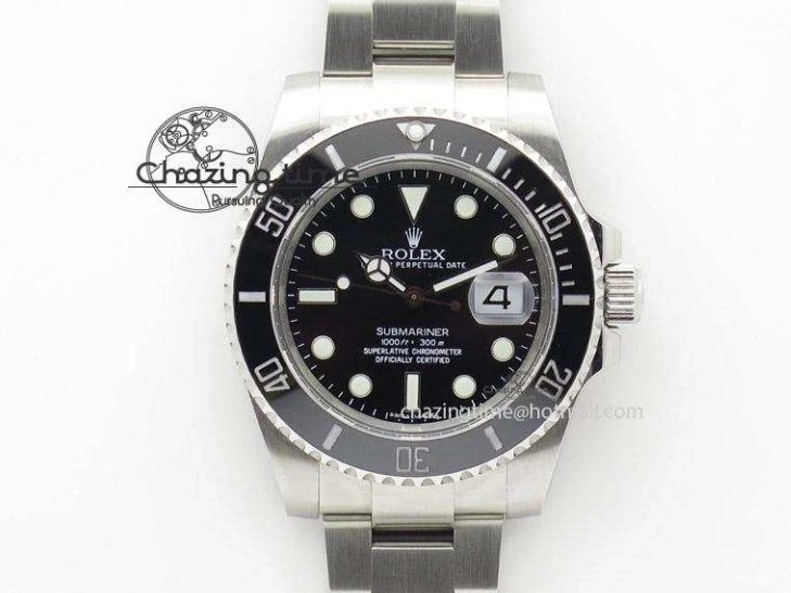 Best SA3130 Ceramic Sandblasted Edition Bracelet JDF Submariner SS Black Carbon Dial Dial Bezel on 0522